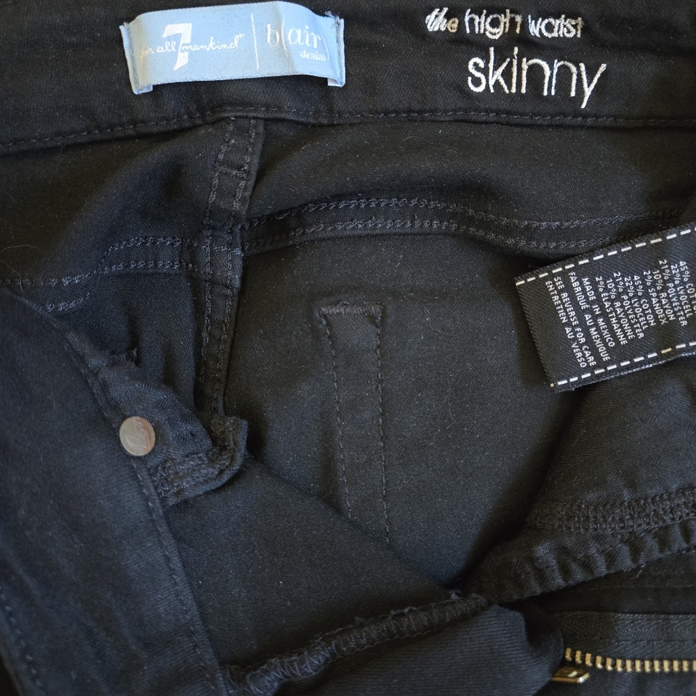 7ForAllMankind High Rise Skinny Jean - Picture 3 of 6